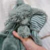 Doudou Mr Eléphant vert – Image 3