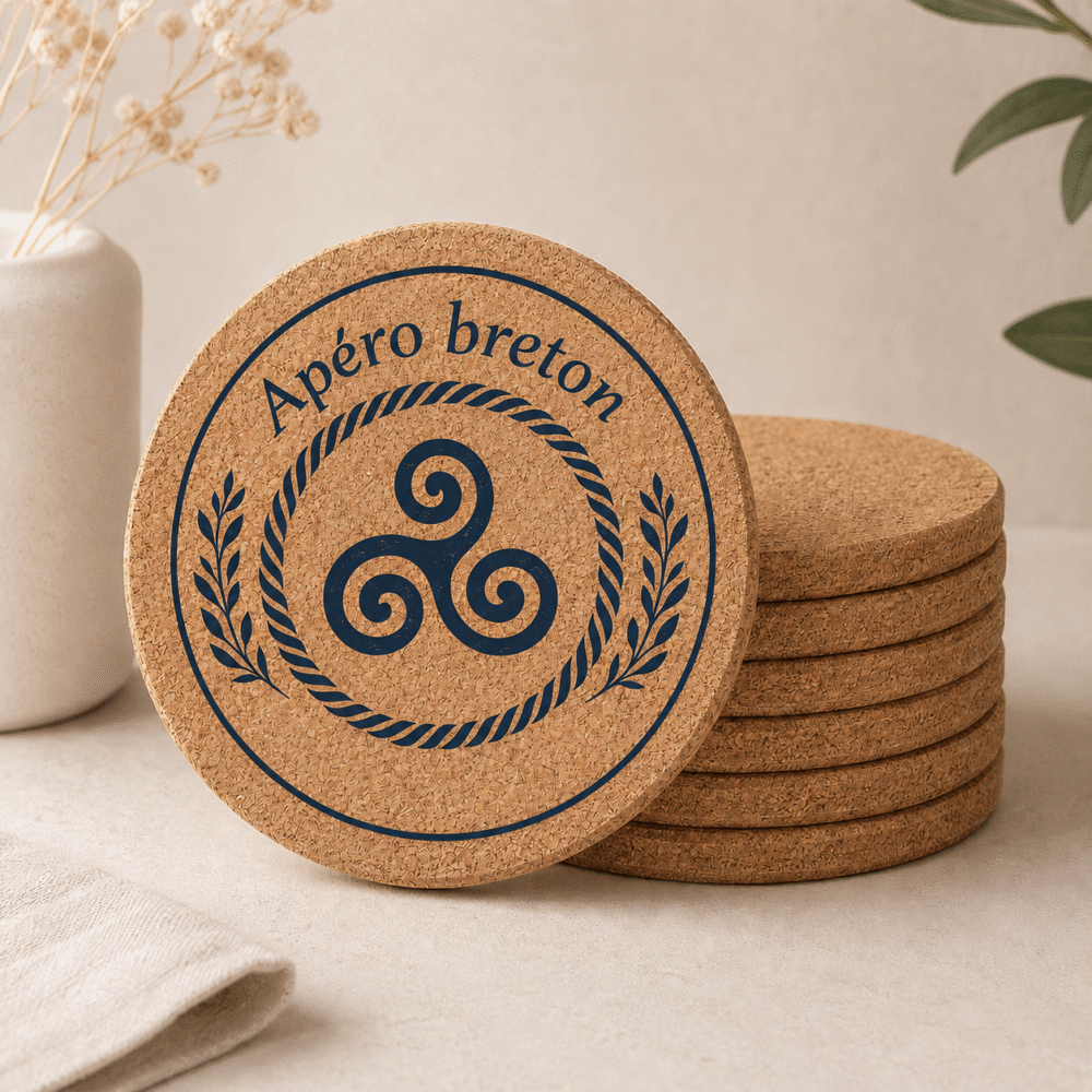Dessous de verre « Apéro breton » – Lot de 6