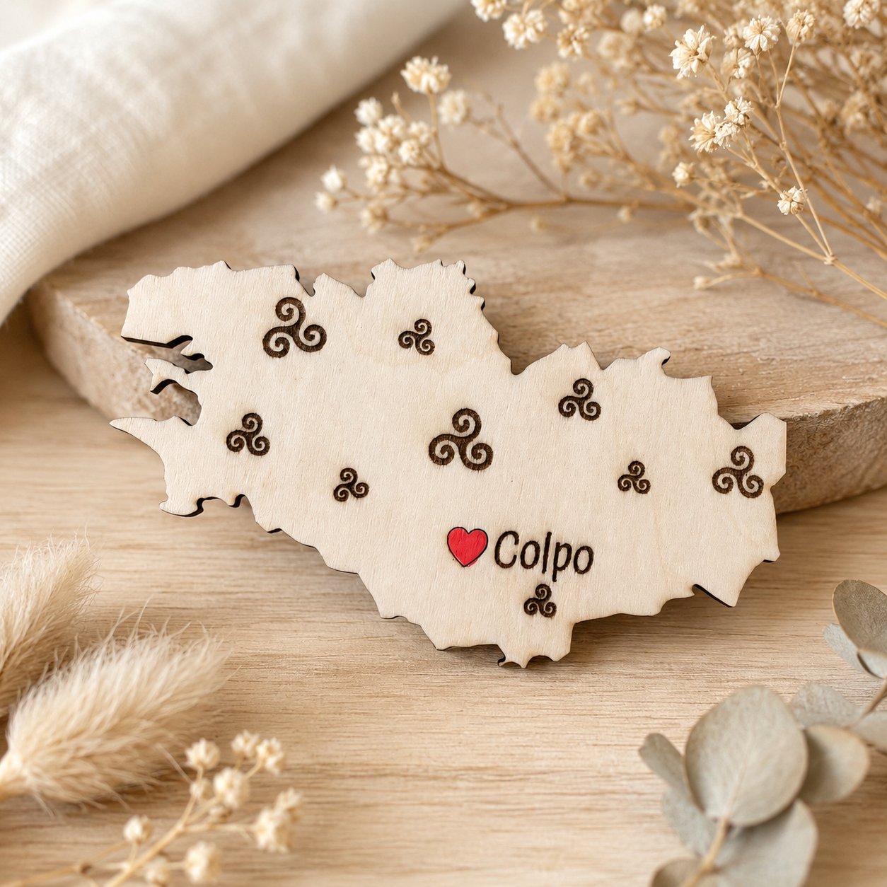 Magnet en bois Colpo